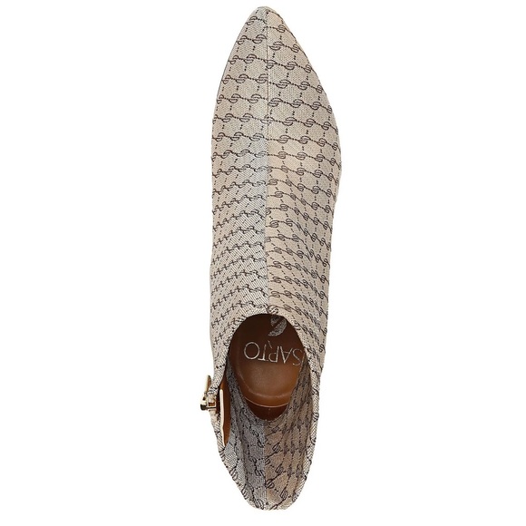 Sarto Callie Boot Desert Camel Beige Fabric women’s 9.5 medium NEW in box NIB - Picture 2 of 5